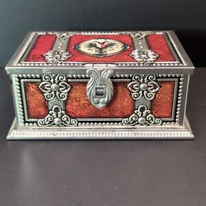 Vintage Blue Bird Confectionery Harry Vincent Red/Silver Tin.